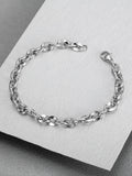 Minimalist Cuban Chain Bracelet for Men 20.5cm Stainless Steel Fashion Hiphop OEM Factory Wholesale